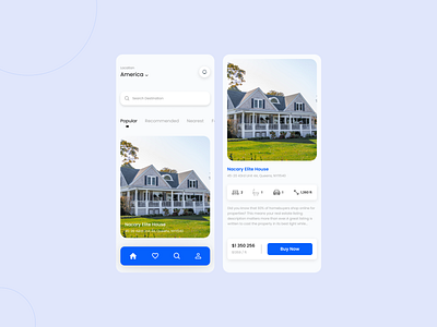 House Buy App app clean design landingpage design minimal ui ux website design