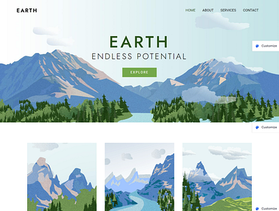 Planet Earth web design school