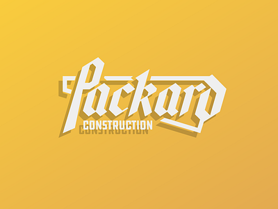 Packard Construction Logo anton bolin blackletter construction ddc hardware logo packard