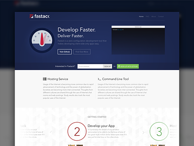 Fastack Design development ui web