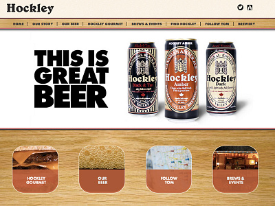 Hockley beer web design
