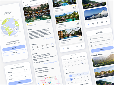 Travel app app design mobile travel travel app ui ux webdesign