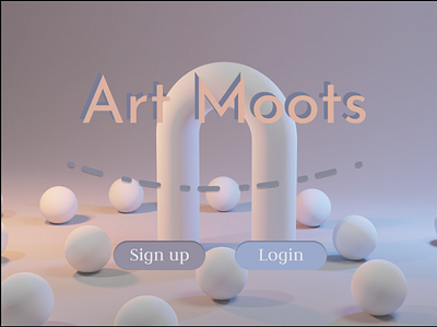 Art Moot Landing page #1 -Figma design figma ui ux