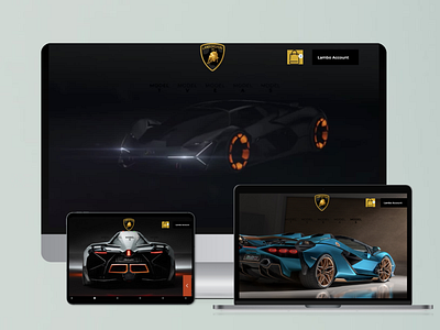 Lamborghini Concept Website