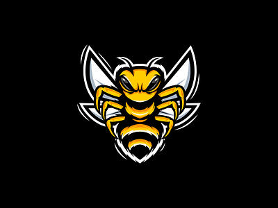 angry bee angrybee bee branding illustration logo logo inspiration logodesign logoidea logoinspiration logoinspirations logos mascot vector