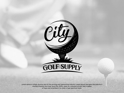Golf logo branding golf golf ball golf club golf logo graphic design logo logo design logo inspiration logodesign logoidea logoinspirations logos vector