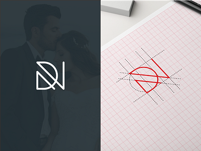 Dn dn logo initial logo letter logo letter mark logo logo ideas logo inspiration logos monochrome trend logo 2018