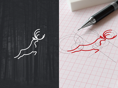 Deer deer deer logo deer logo ideas deer logo inspiration deer logos grid logo