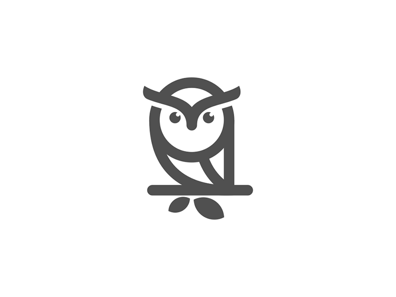 simple owl by Ogi Latoh on Dribbble