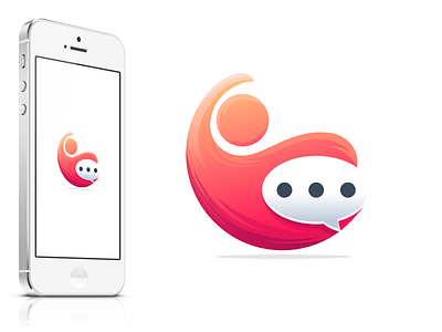 Chat app awesome logo branding chat chat app chat bubble chatting design graphic design icon logo logo ideas logo inspiration logoidea logoideas logoinspiration logoinspirations logos message ui vector