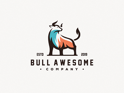 Awesome bull logo brand branding bull character design designs esport esports icon illustration logo masculine vector