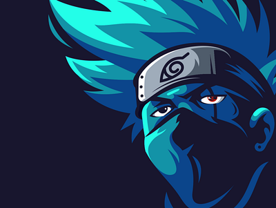 hatake kakashi vector anime brand branding character designs esport esports games logo mascot masculine