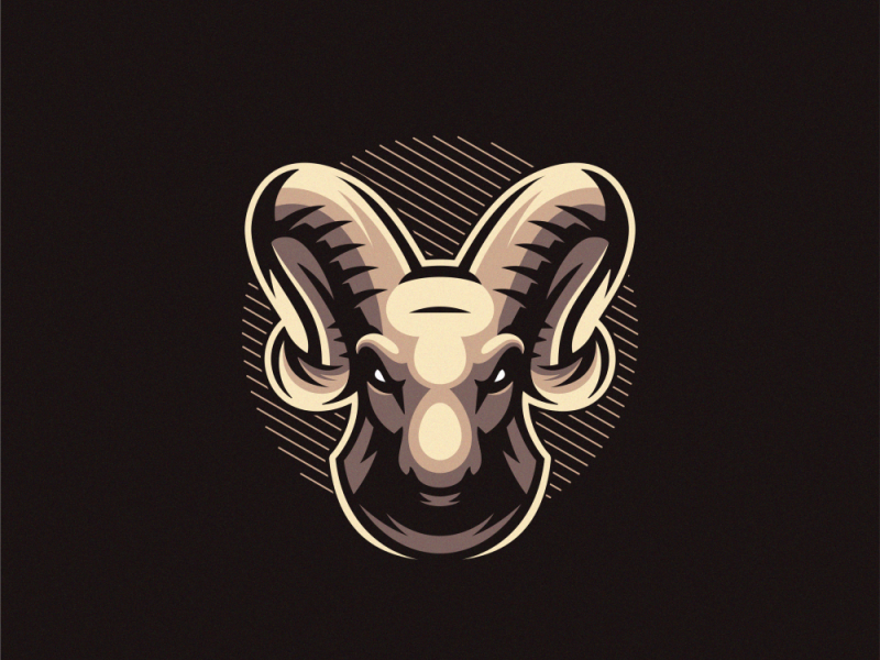 Goat logo design by albert kalingga on Dribbble