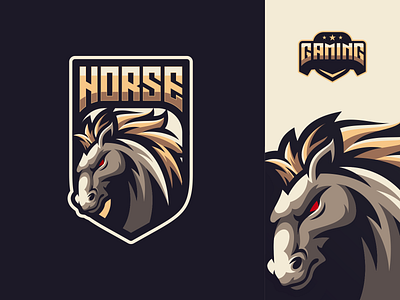 horse logo design animal brand branding character designs esport esports games gaming horse icon ilustrator logo mascot masculine