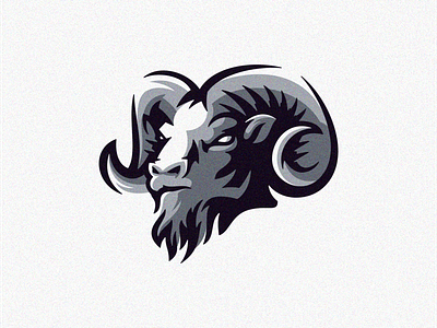 Goat logo design aries brand character character design cool design esports games goat illustration logo mascot sports typography vector zodiac