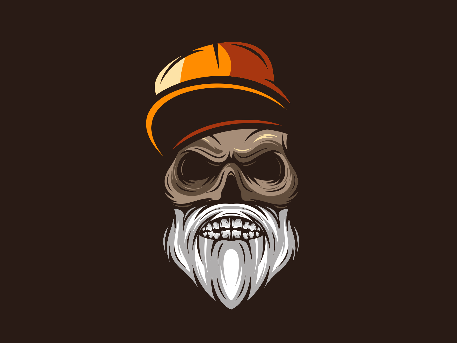 Skull Logo design by albert kalingga on Dribbble