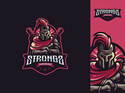 Strong warrior brand branding character design designs esport illustration logo masculine spartan strong ui