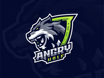 Wolf Esport logo animal brand branding character design designs esport gaming illustration logo masculine wolf