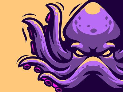 Octopus brand branding character cool design designs esport illustration logo masculine octopus ui vector