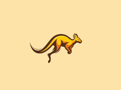 Kangaroo character esport icon kangaroo kangaroologo logo mascot
