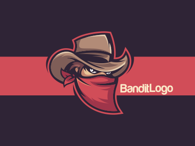 Bandit bandit brand branding designs esport esports games logo masculine sports