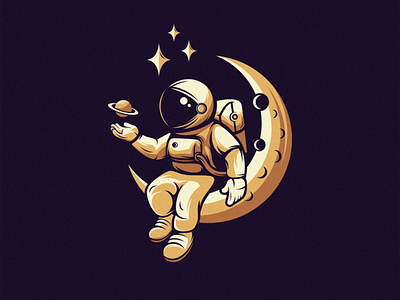 Astronout moon