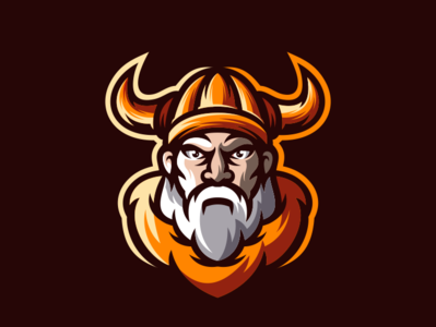 Viking mark colorful fitness vector animal logotype design illustration icon mascot sports character esports masculine games designs brand branding esport logo