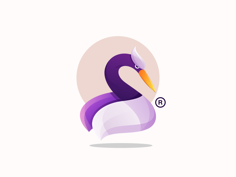 loon logo design app colorful fitness vector animal logotype design illustration icon mascot sports character esports masculine games designs brand branding esport logo