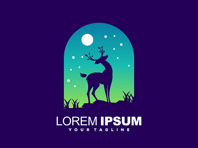 deer logo design