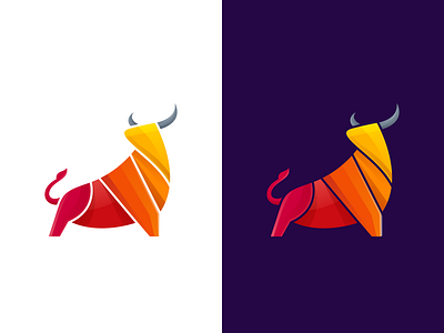 bull logo animal brand branding character colorful design designs esport esports games icon illustration logo logotype mascot masculine sports ui ux vector