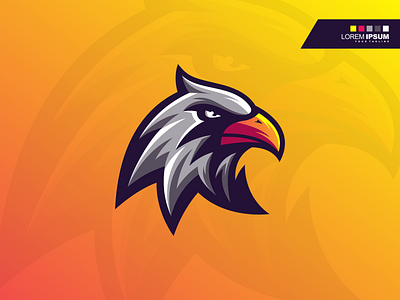 eagle logo brand branding character designs esport esports games logo mascot masculine