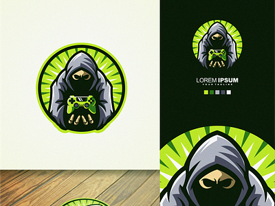 GAMER ESPORT LOGO brand branding character designs esport esports games logo masculine sports