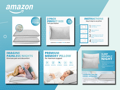 Bed Cushion- Amazon Product Photography Editing & Design