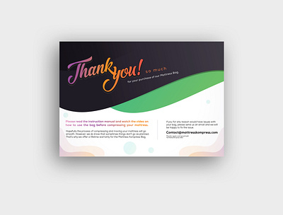 Amazon Product Insert, Thank You Card Design amazon design amazon review card amazon thank you brochure flyer design packaging insert card post card product insert