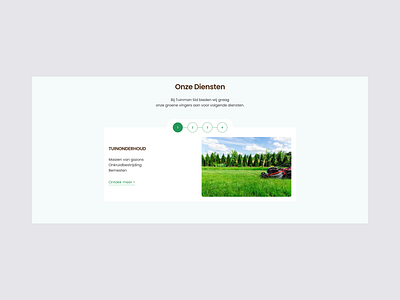 Gardener 2/3 - Services Slider css garden html javascript landing page web design