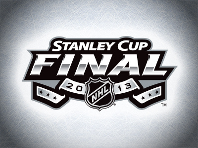 2013 NHL Stanley Cup Final Logo cup gradients hockey nhl ribbon shield stanley