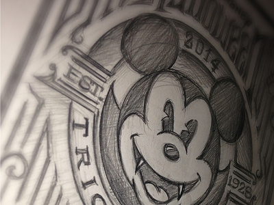 Disney Halloween bat castle design disney gates halloween illustration mickey mouse sketch vampire