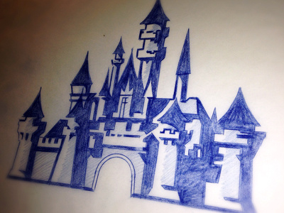 Disneyland Castle Sketch