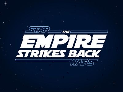 The Empire Strikes Back custom design disney empire graphic icon illustration logo lucas film space star wars torch