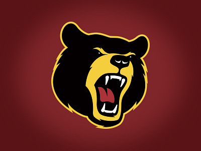 Bloomfield College Bears athletic bear custom design fierce illustration teeth torch university