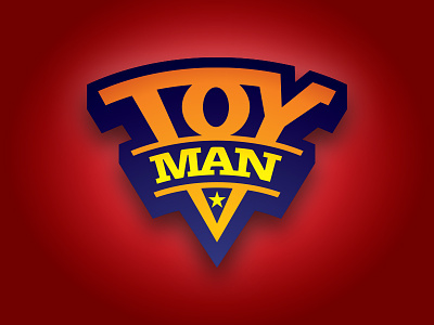 Toyman custom design illustration man star torch toy tv