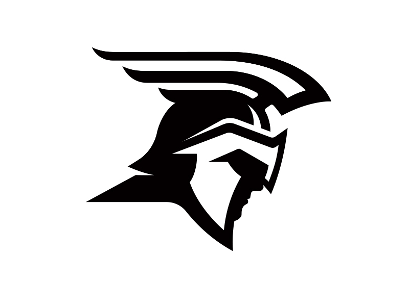 Warrior Concept army athletic college custom design helmet illustration mascot roman spartan speed warrior