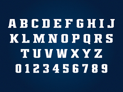 University of Northern Colorado Athletic Font