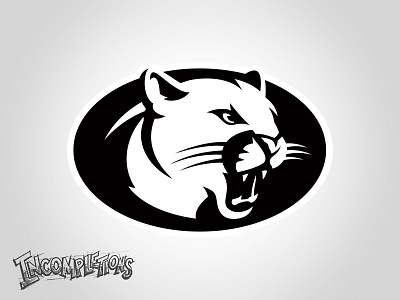 Incompletions Pt. 8 - Cougar 2 34 athletic custom design feline fierce illustration leopard teeth torch university