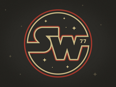 SW 77 custom design disney galaxy graphic icon illustration retro robot space star wars torch