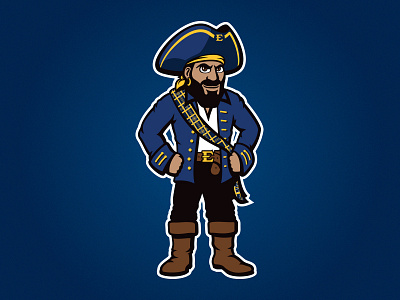 Bucky the Buccaneer Mascot