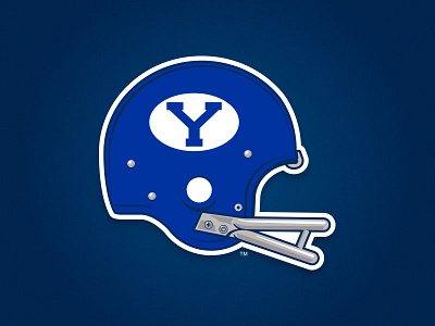 BYU Helmet - Old School