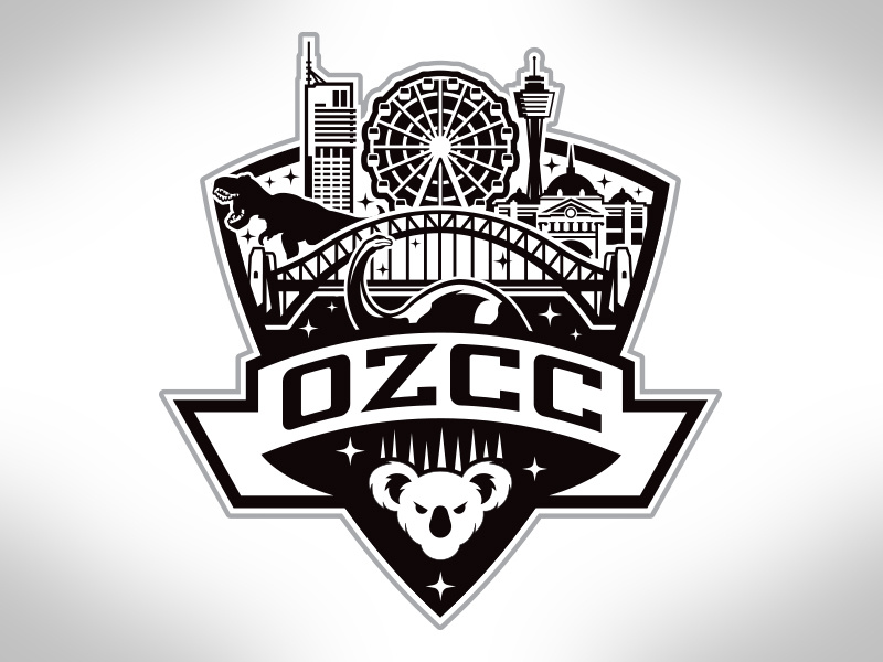 OZ Comic Con comic art comic book star koala dinosaur australia sydney comic con hand drawn custom illustration design