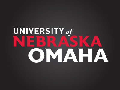 University of Nebraska Omaha custom nebraska omaha red state type white