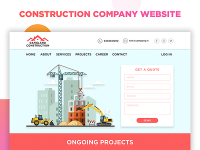 Construction Company Website